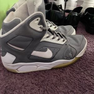 Mens gray Nike high top sneakers size 11
